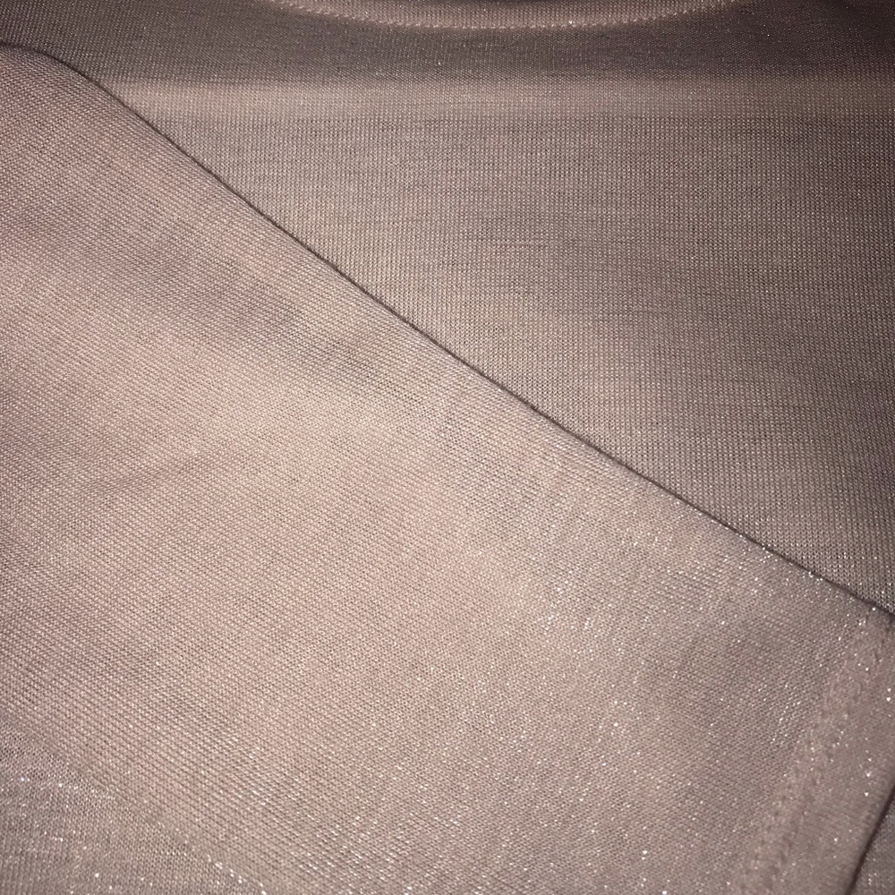 NWT Pink shimmer long sleeve shirt